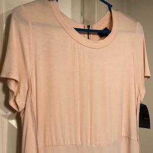 Women’s peach colored top